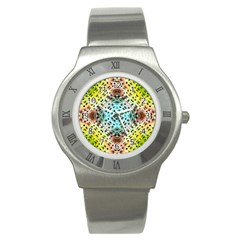 Farbenpracht Kaleidoscope Stainless Steel Watch by Pakrebo