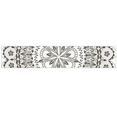 Vector Mandala Drawing Decoration Large Flano Scarf 