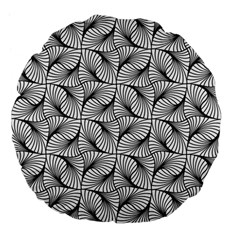 Abstract Seamless Pattern Large 18  Premium Flano Round Cushions by Pakrebo