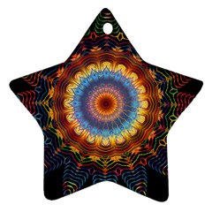 Colorful Prismatic Chromatic Ornament (star)