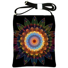 Colorful Prismatic Chromatic Shoulder Sling Bag by Pakrebo