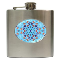 Farbenpracht Kaleidoscope Hip Flask (6 Oz) by Pakrebo