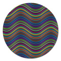 Decorative Ornamental Abstract Magnet 5  (Round)