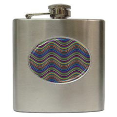 Decorative Ornamental Abstract Hip Flask (6 oz)