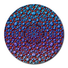 Tile Background Image Pattern 3d Round Mousepads by Pakrebo