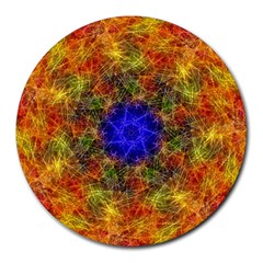 Background Image Tile Abstract Round Mousepads by Pakrebo