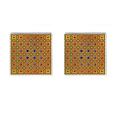 Background Image Tile Pattern Cufflinks (Square)