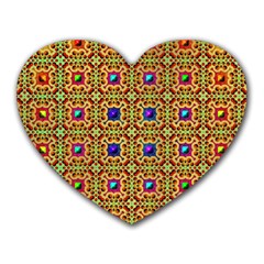 Background Image Tile Pattern Heart Mousepads