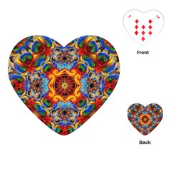 Farbenpracht Kaleidoscope Playing Cards (Heart)