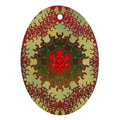 Tile Background Image Color Pattern Ornament (oval)