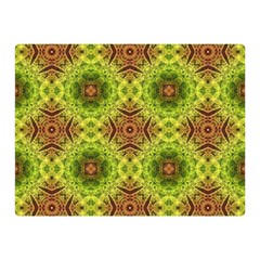 Tile Background Image Pattern Green Double Sided Flano Blanket (mini)  by Pakrebo