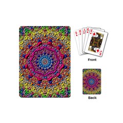 Background Fractals Surreal Design 3d Playing Cards (mini) by Pakrebo