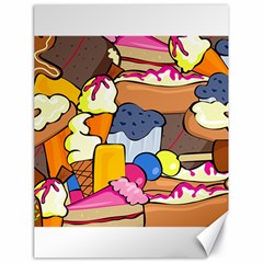 Sweet Dessert Food Muffin Cake Canvas 18  X 24 
