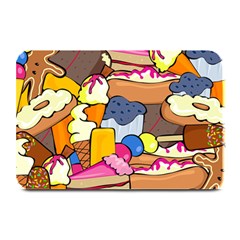 Sweet Dessert Food Muffin Cake Plate Mats by Alisyart