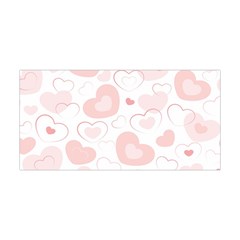 Pastel Pink Hearts Yoga Headband