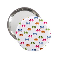 Tweet-hearts Pattern 2 25  Handbag Mirrors by WensdaiAmbrose