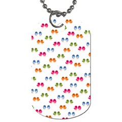 Tweet-hearts Pattern Dog Tag (two Sides) by WensdaiAmbrose