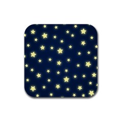 Twinkle Rubber Square Coaster (4 Pack)  by WensdaiAmbrose