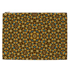 Tile Background Image Geometric Cosmetic Bag (xxl) by Pakrebo