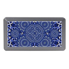 Farbenpracht Kaleidoscope Blue Memory Card Reader (mini) by Pakrebo