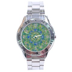 Farbenpracht Kaleidoscope Stainless Steel Analogue Watch by Pakrebo