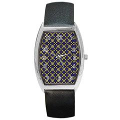 Background Image Decorative Barrel Style Metal Watch by Pakrebo