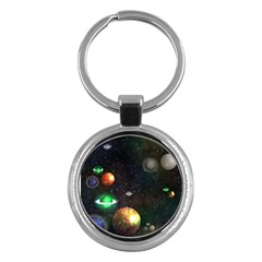 Galactic Key Chains (round)  by WensdaiAmbrose