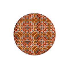 Tile Background Image Pattern Magnet 3  (round) by Pakrebo