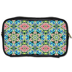 Tile Background Pattern Pattern Toiletries Bag (two Sides) by Pakrebo