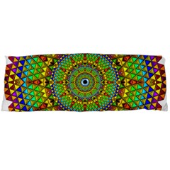 Tile Background Image Graphic Fractal Mandala Body Pillow Case (dakimakura) by Pakrebo