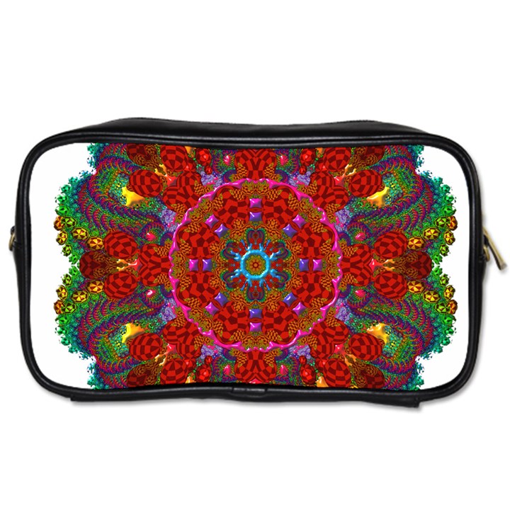 Mandala Fractal Graphic Design Toiletries Bag (One Side)