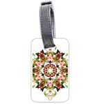 Tile Background Image Star Pattern Luggage Tags (One Side)  Front
