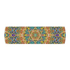 Colorful Pattern Color Satin Scarf (oblong)