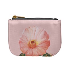 Cactus flower on pink ink Mini Coin Purse