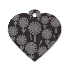 Zappwaits Dog Tag Heart (one Side)