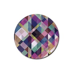 Geometric Sense Rubber Coaster (round)  by WensdaiAmbrose