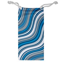 Blue Wave Surges On Jewelry Bag by WensdaiAmbrose