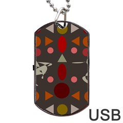 Zappwaits Dance Dog Tag Usb Flash (one Side) by zappwaits