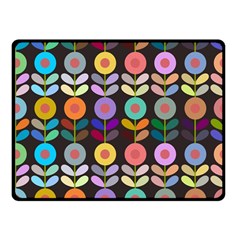 Zappwaits Flowers Fleece Blanket (small) by zappwaits