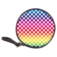 Rainbow Polka Dots Classic 20-cd Wallets by retrotoomoderndesigns
