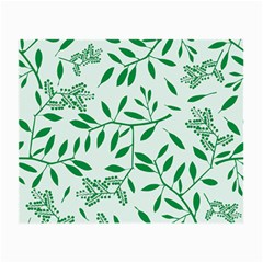 Leaves Foliage Green Wallpaper Small Glasses Cloth (2-side) by Mariart