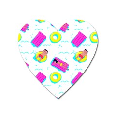 Swim Playboy Summer Mode Heart Magnet by Alisyart