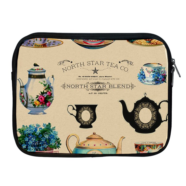 Teacups & Teapots Apple iPad 2/3/4 Zipper Cases