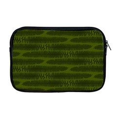Seaweed Green Apple Macbook Pro 17  Zipper Case by WensdaiAmbrose