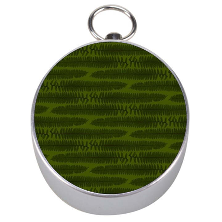 Seaweed Green Silver Compasses