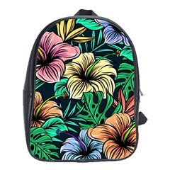 Hibiscus Dream School Bag (xl)