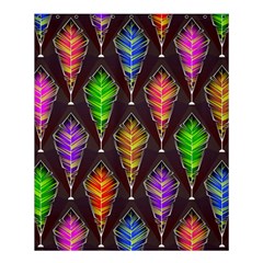 Abstract Background Colorful Leaves Purple Shower Curtain 60  X 72  (medium) 