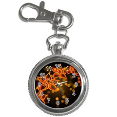 Flowers Background Bokeh Leaf Key Chain Watches