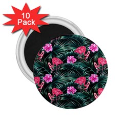 Rose flamingos 2.25  Magnets (10 pack) 