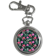 Rose flamingos Key Chain Watches